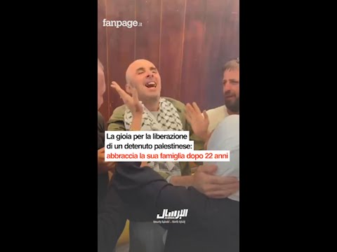 La gioia per la liberazione di un detenuto palestinese: abbraccia la sua famiglia dopo 2 anni