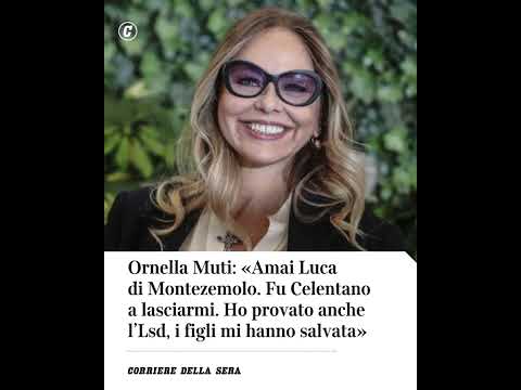 Ornella Muti: «Amai Luca di Montezemolo. Fu Celentano a lasciarmi. Ho provato anche l’Lsd» #shorts