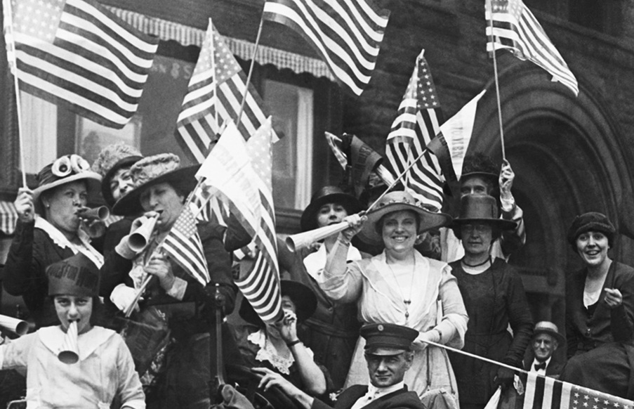 Il diritto di voto alle donne americane
