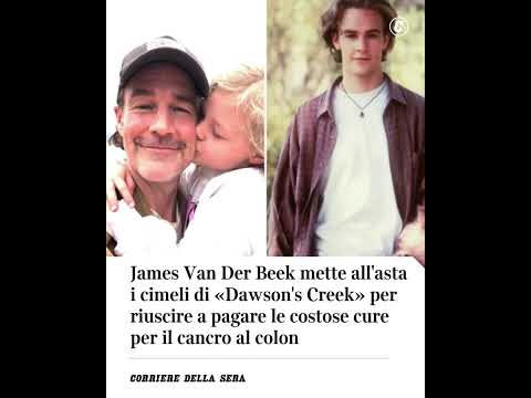 James Van Der Beek mette all’asta i cimeli di «Dawson’s Creek» per pagare le cure per il cancro