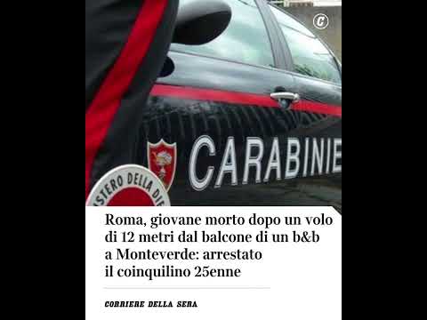 Roma, giovane morto dopo un volo di 12 metri dal balcone di un b&b a Monteverde