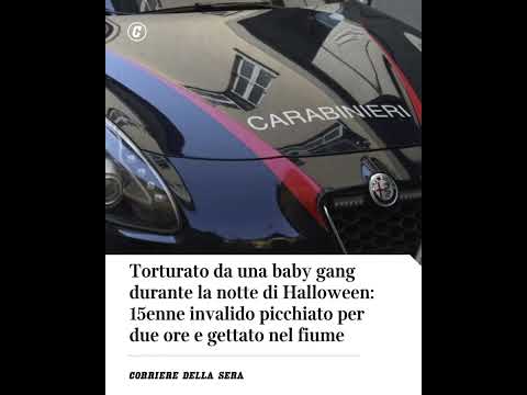 Torturato da una baby gang la notte di Halloween: 15enne invalido picchiato e gettato nel fiume