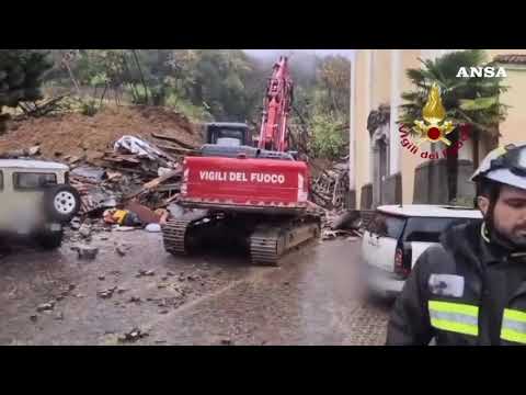 Frana travolge casa nel Goriziano, tre piani ridotti in macerie