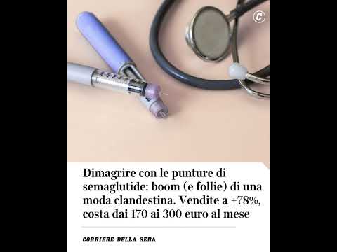 Dimagrire con le punture di semaglutide: boom di una moda clandestina. Vendite a +78%