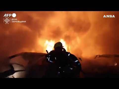 Ucraina, attacchi russi nella notte su Kharkiv e Ternopil