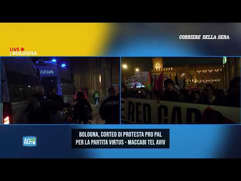 Corteo di protesta pro Pal a Bologna