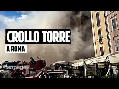 Crollo della Torre dei Conti a Roma, il prefetto: “Stiamo lavorando per l’operaio sotto le macerie”