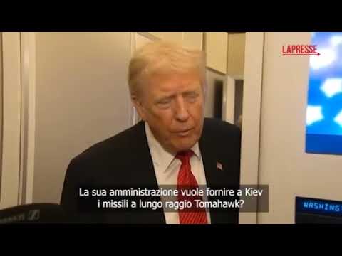 Trump sui missili Tomahawk per Kiev: «Non sto valutando di utilizzarli»