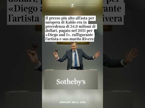 Autoritratto di Frida Kahlo venduto per 54,7 milioni di dollari: prezzo record per un’artista donna