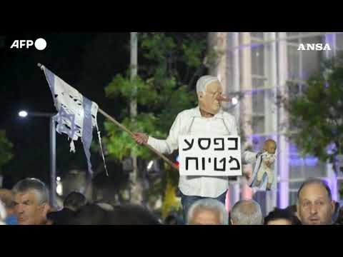 Israele, nuova manifestazione contro il governo Netanyahu