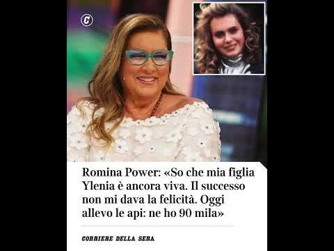 Romina Power: «So che mia figlia Ylenia è ancora viva. Oggi allevo le api: ne ho 90 mila»
