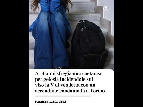 A 14 anni sfregia una coetanea per gelosia incidendole sul viso la V di vendetta con l’accendino