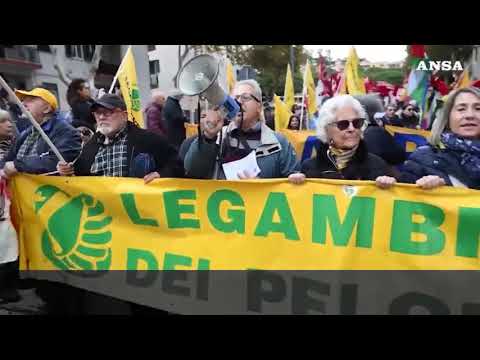 In migliaia al corte a Messina contro il ponte.