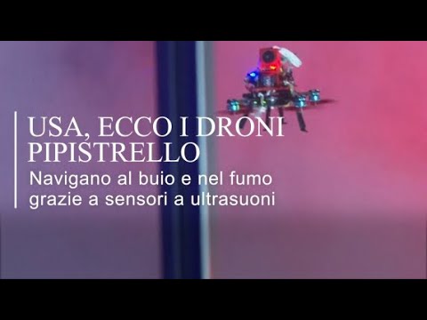 Usa, arrivano i droni pipistrello: navigano al buio e nel fumo grazie a sensori a ultrasuoni