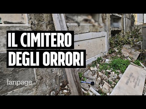 Cimitero di Poggioreale, a Napoli i defunti tra incuria e macerie non trovano pace neanche da morti