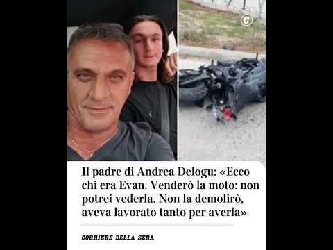 Il padre di Andrea Delogu: «Venderò la moto. Non la demolirò, aveva lavorato tanto per averla»