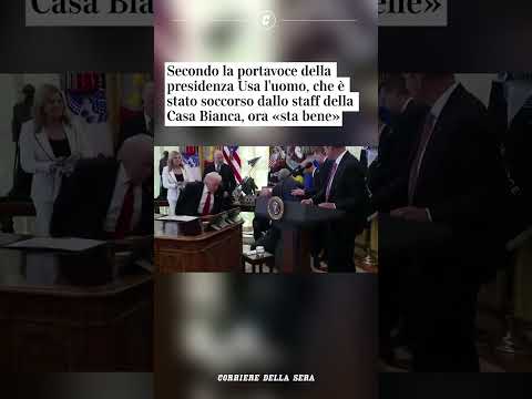 Dirigente di casa farmaceutica sviene dopo annuncio di Trump del taglio prezzi di alcuni farmaci