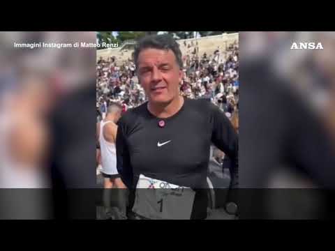 Renzi corre la maratona di Atene, “finita in 4ore e 10 minuti”