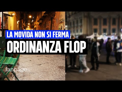 Ordinanza flop a Napoli: chiusura anticipata per alcuni locali ma la movida si sposta di pochi metri