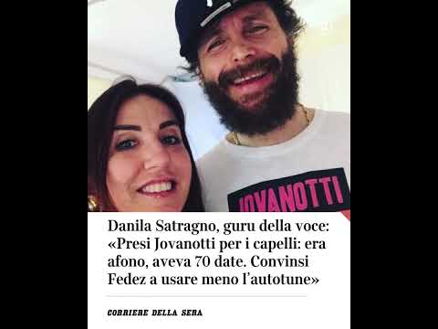 Danila Satragno, guru della voce: «Presi Jovanotti afono. Fedez lo convinsi a usare meno autotune»