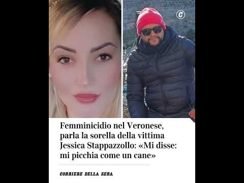 Femminicidio nel Veronese, parla la sorella della vittima Jessica Stapazzolo #shorts #news