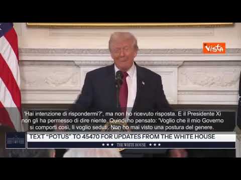 Trump a JD Vance: «Vorrei lo staff di Xi Jinping, erano spaventatissimi dal presidente, non…