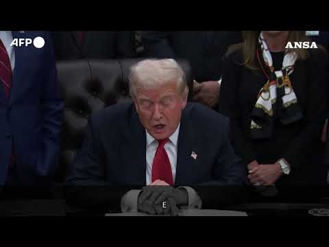 Trump: “Oggi stiamo inviando un messaggio chiaro: non cederemo mai all’estorsione”