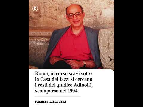 Roma, scavi sotto la Casa del Jazz: si cercano i resti del giudice Adinolfi, scomparso nel 1994