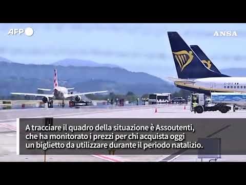 A Natale caro-aerei, fino a 800 euro per i voli in Italia