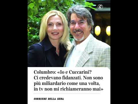 Columbro: «Io e Cuccarini? Ci credevano fidanzati. Non sono più miliardario come una volta»