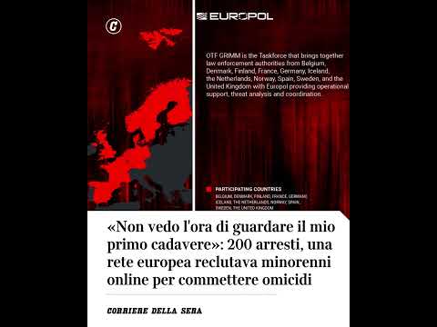«Non vedo l’ora di guardare il mio primo cadavere»: rete europea reclutava minori per uccidere