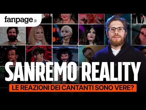 Le reazioni dei big, un reality dentro Sanremo. Ma sono video veri o è tutto preparato?