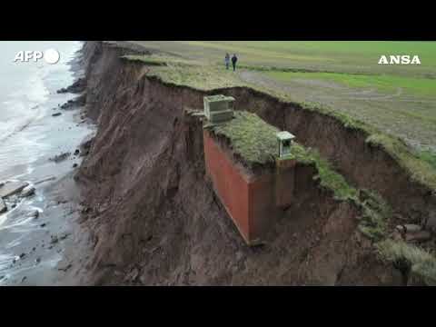 Inghilterra, bunker nucleare a rischio crollo per l’erosione costiera