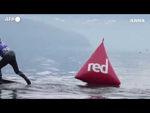 GlaGla Race 2026, paddleboarder sfidano il freddo ad Annecy