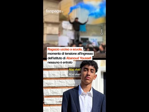 Ucciso a scuola, Tensione all’ingresso dell’istituto di Abanoud Youssef: nessuno è entrato