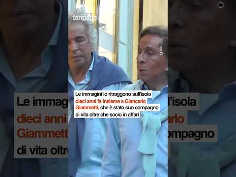 Addio Valentino, il ricordo delle passeggiate nella sua adorata Capri