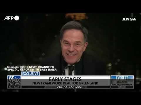 Rutte: “Incontro positivo con Trump, ma c’e’ molto lavoro da fare sulla Groenlandia”