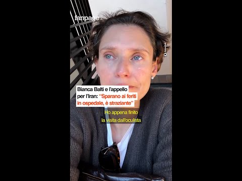 Bianca Balti e l’appello per l’Iran: “Sparano ai feriti in ospedale, è straziante”