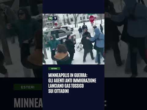 Minneapolis in guerra: gli agenti antimmigrazione lanciano gas tossico sui cittadini