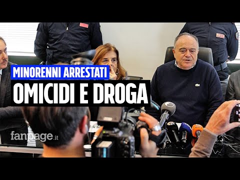 Stese e omicidi per controllo droga, arresti nel casertano, Gratteri: “Sempre più minori coinvolti”
