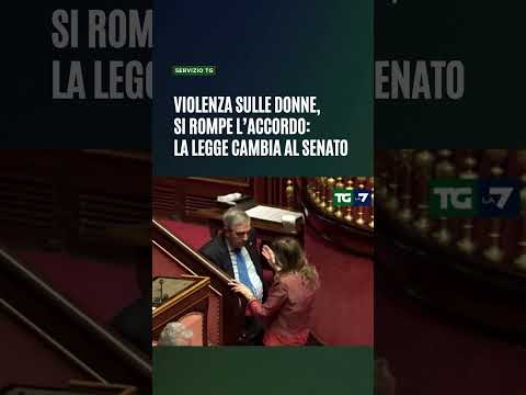 Violenza sulle donne, si rompe l’accordo: la legge cambia al Senato