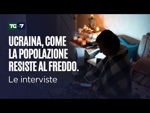 Ucraina, ecco come la popolazione resiste al freddo, le interviste