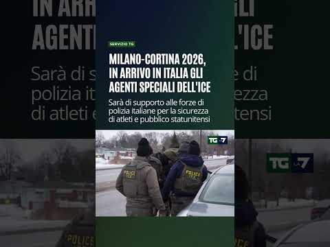 Milano-Cortina 2026, in arrivo in Italia gli agenti speciali dell’Ice