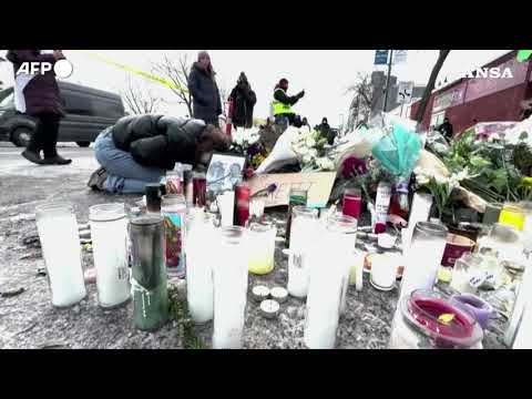 Minneapolis, veglia dopo la morte di Alex Pretti per mano dell’Ice