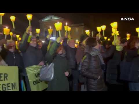 Regeni, la fiaccolata silenziosa a Fiumicello a dieci anni dal rapimento