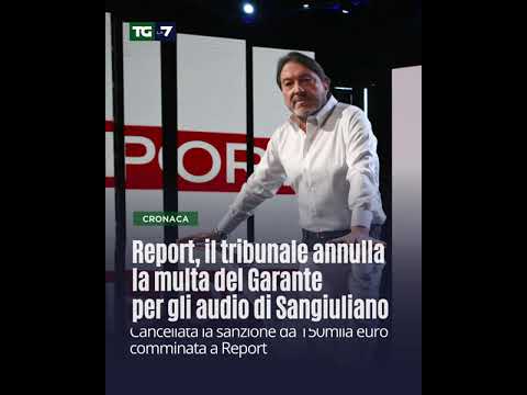 Report, il tribunale annulla la multa del Garante per gli audio di Sangiuliano