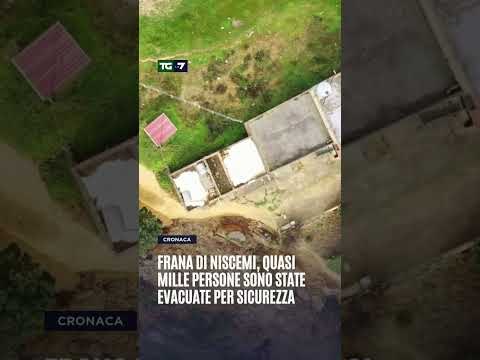 Frana di Niscemi, quasi mille persone sono state evacuate per sicurezza