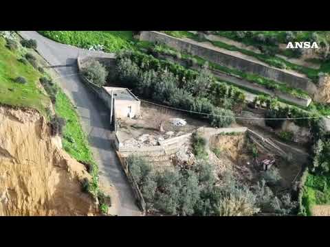 Maltempo, evacuate oltre mille persone per la frana a Niscemi