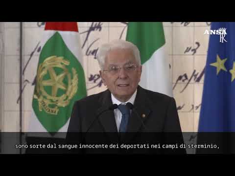 Mattarella: “La Repubblica sorta dal sangue di deportati e combattenti per la liberta’”
