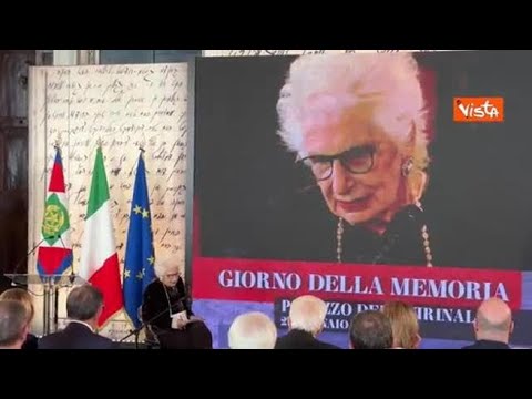 Liliana Segre: Tragico conflitto a Gaza ha fatto riesplodere un antisemitismo che sembrava sopito